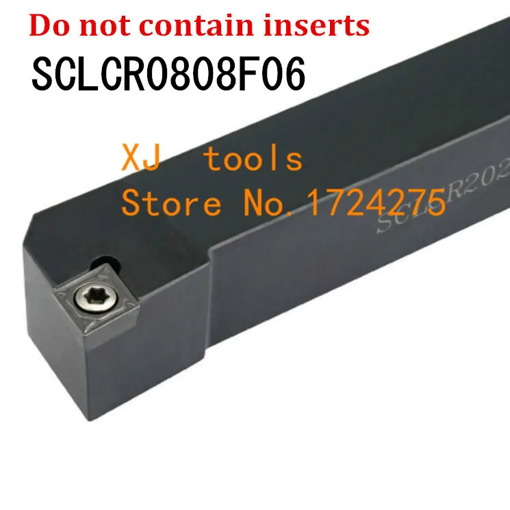 

SCLCR0808F06 8*8mm Metal Lathe Cutting Tools Lathe Machine CNC Turning Tools External Turning Tool Holder S-Type SCLCR/L