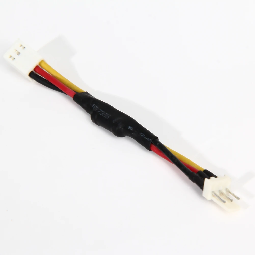 10pcs 3 Pin Fan Connector Resistor to Reduce Fan Speed Noise Extension Cable Cord Wire Male to Female for PC Fan