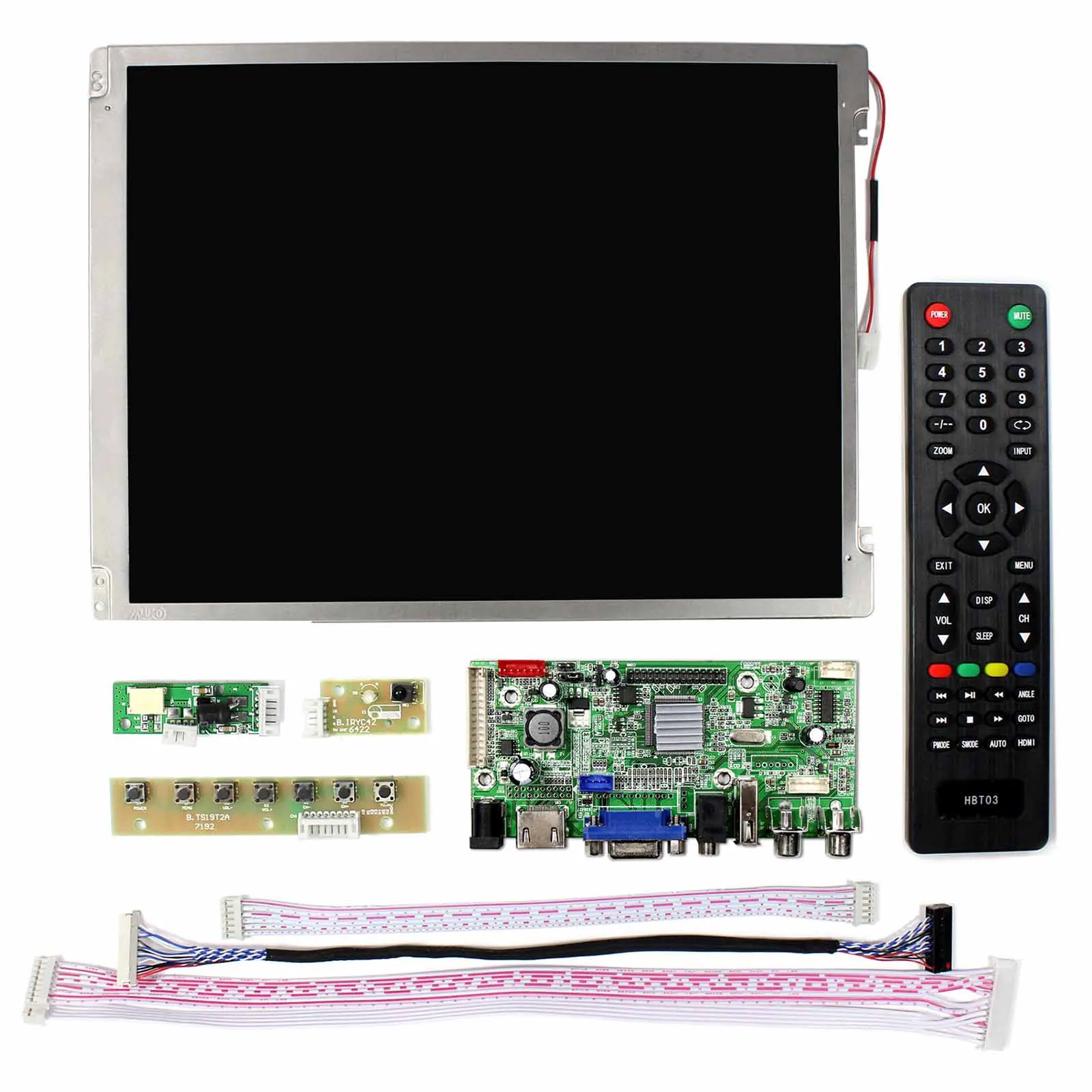 HD Serta VGA 2AV Audio USB Lcd Controller Board VS-V59AV-V1 dan 10.4 Inci VS104T-001A 800X600 Menggantikan G104SN03 V1