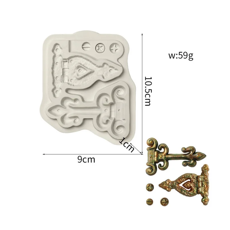 Key Lock Core Silicone Mold  DIY Party Cake Decorating Tools Candy Chocolate Gumpaste Moulds