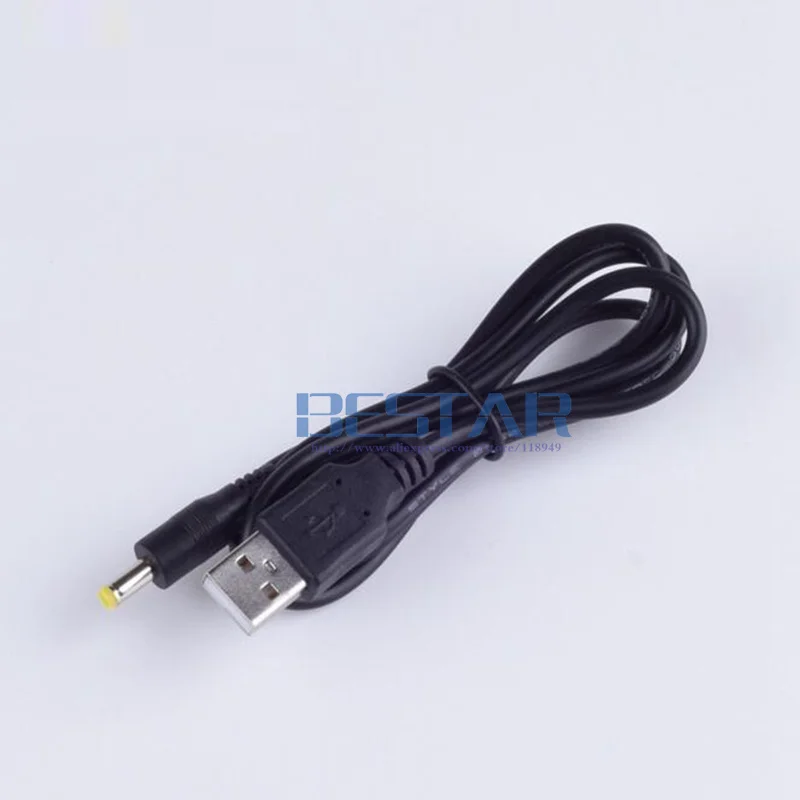 Black DC Power Plug Adapter USB 2.0 Convert To DC 4.0*1.7 / 4.0*1.7mm 4.0mm x 1.7mm 4.0mm/1.7mm Jack charging power Cable 1M 3FT