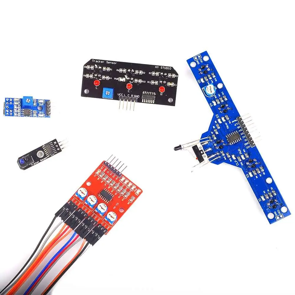 Infrared Tracing Sensor Module Obstacle Avoidance kit 1~5 Road 1 Channel 3 Channel 4 Channel 5 Channel Total 5pcs