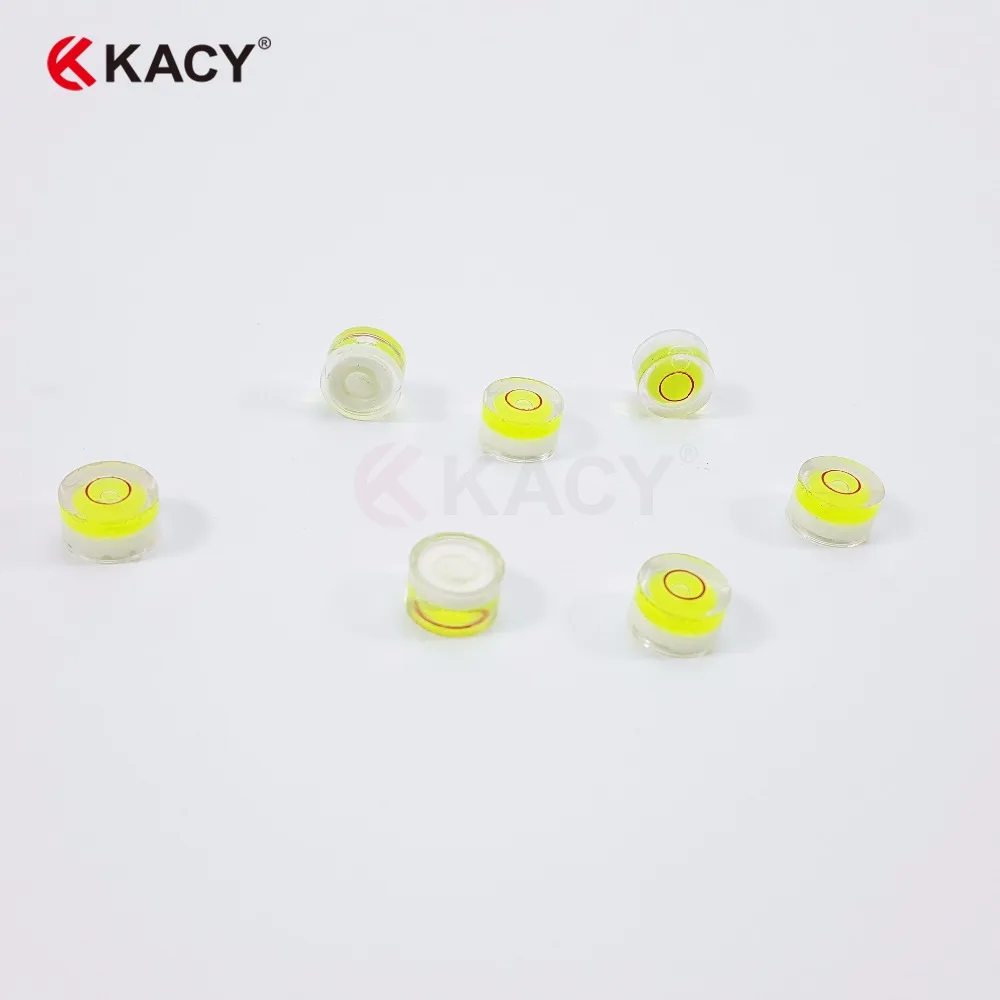 Kacy 12.5 × 8.5ミリメートル10ピース/ロットユニバーサル円形水準器ラウンドバブルレベルミニスピリットレベルバブルブルズアイレベル