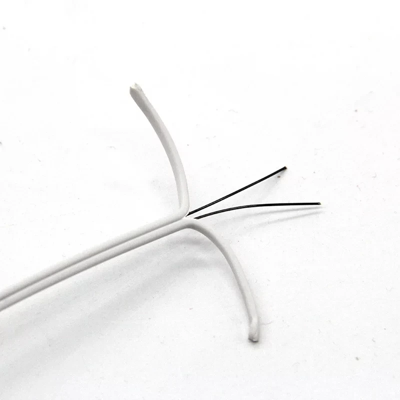 Tubo suelto vacío de 100m para cable de caída blanco negro utilizado con caja de furcación 1*2 cable vacío envío gratis 2*3mm