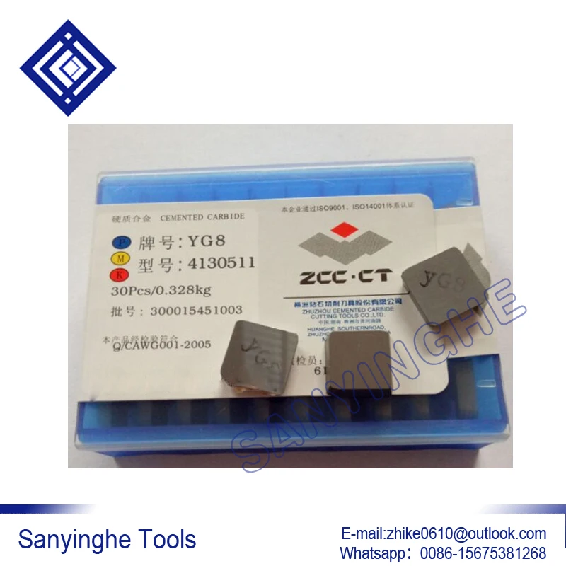 4130511 YG6/YG8 30pcs/lots cnc carbide turning  inserts welding inserts