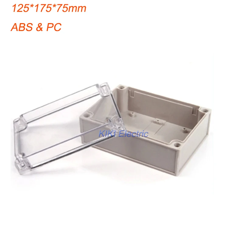 Europe Style Clear Cover small plastic boxes use as terminal /Meter/Junction Enclosure Waterproof IP66 125*175*75mm DS-AT-1217