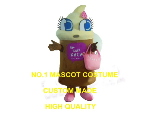 

icecream mascot costume ice cream fancy dress custom cartoon character cosply adult size carnival costume 3458