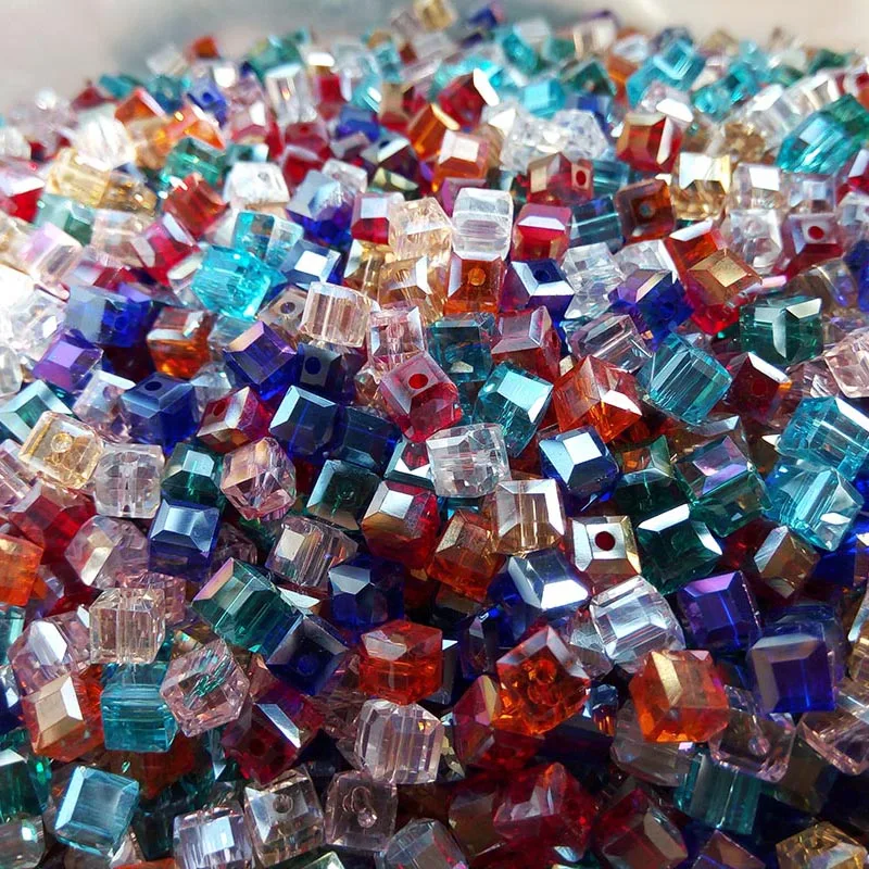 Top quality Square shape Upscale Austrian crystal beads Transparent beads quadrate ball 2mm 200pcs supply bracelet Jewelry H500