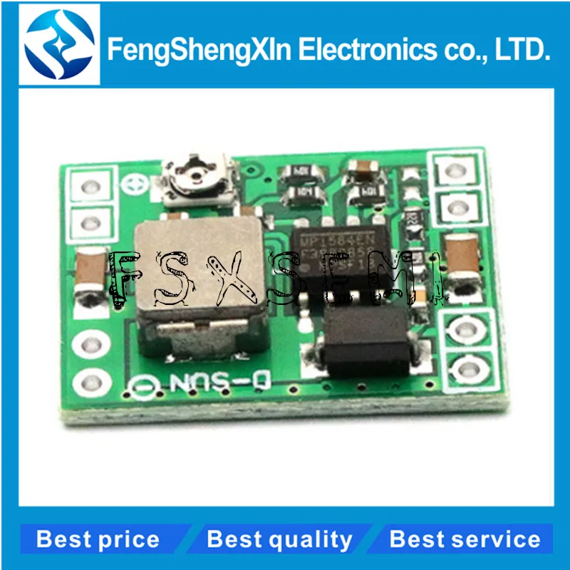 5pcs/lot MP1584EN Ultra-small Size DC-DC Step-down Power Supply Module 12V9V5V3V LM2596 24V