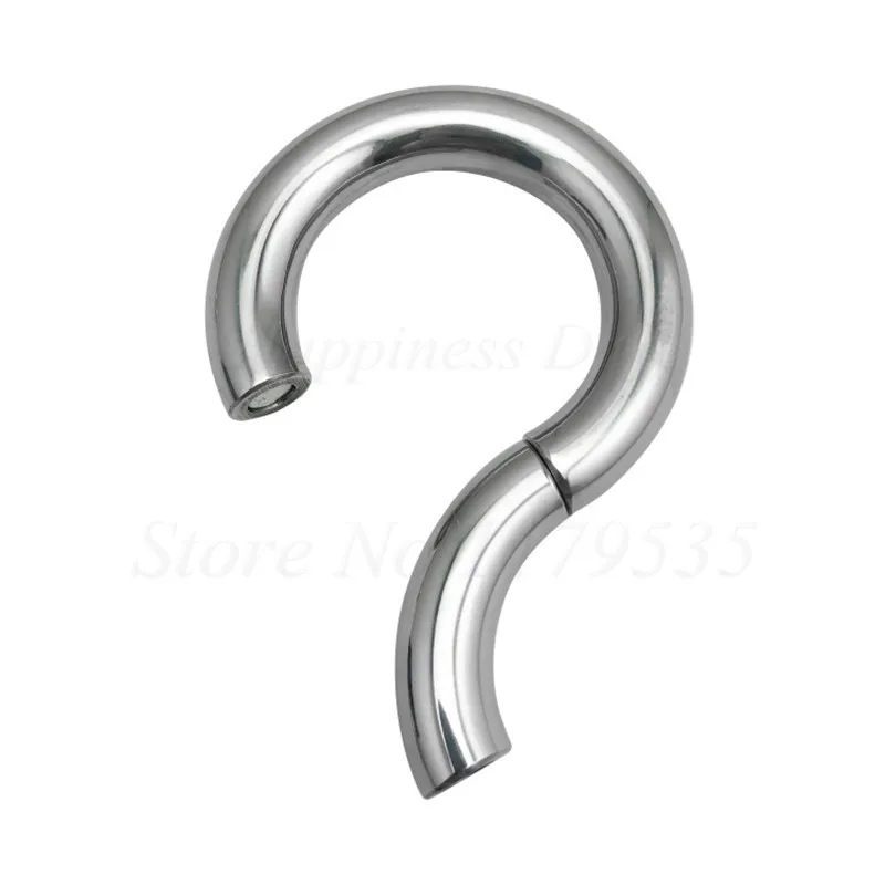 304Stainless Steel Heavy Duty male Magnetic Ball Scrotum Stretcher Metal Penis Cock Lock Ring Delay Ejaculation Sex Toys For Men