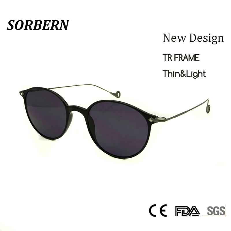 

SORBERN New 2018 Small Round Mirror Sunglasses Women Multi-Color Eyeglasses Luxury Brand Designer Sun Glasses For Female ladies