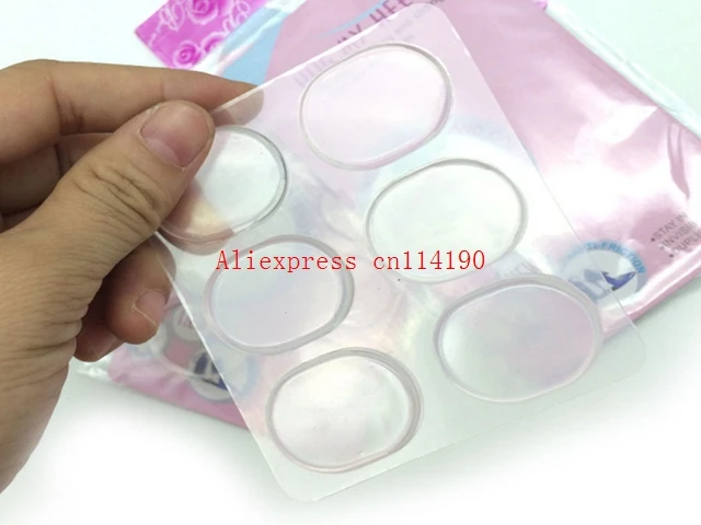 Wholesale 500 packs Silicone Gel Shoes Insert Gel Pad Shoes Sticker High Heel Care Cushion Pain Relief Anti-slip Foot Heel Care