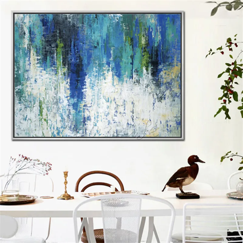 

Canvas nodic painting of Hand painted modern abstract ,Wall Pictures for living room Home decorative,quadros art oil painting