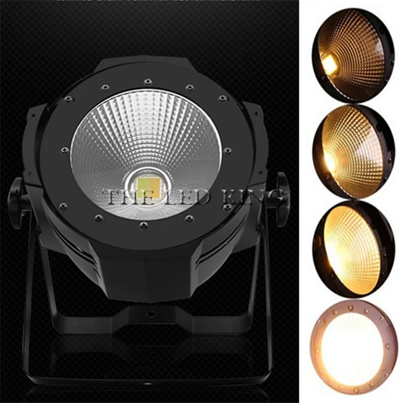 

T-4Pcs/lot 150w cob WW/CW or RGBW 4 in 1 led par can light dj cob par led 64 with barn doors EU