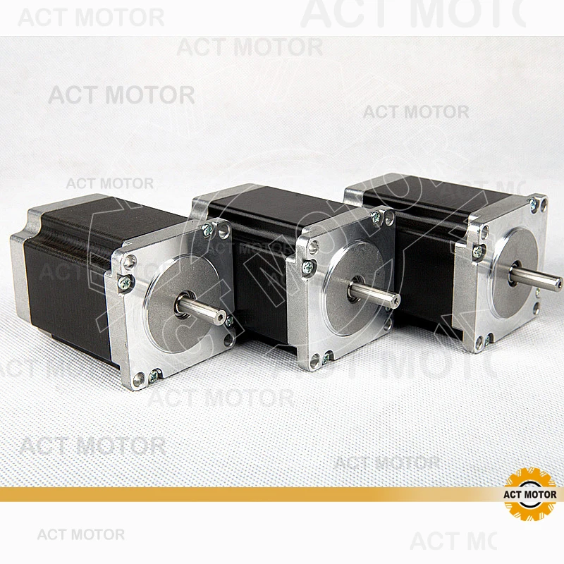 

Free Ship From Germany! ACT 3PCS Nema23 Stepper Motor 23HS8630 Single Shaft 6-Lead 270oz-in 76mm 3A CE ISO ROHS Printing Laser