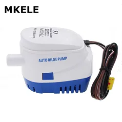 DC 12V 24V 750GPH 1100GPH pompa di sentina automatica dell'acqua per barca sommergibile con interruttore a galleggiante marino/serbatoio esca/pesce