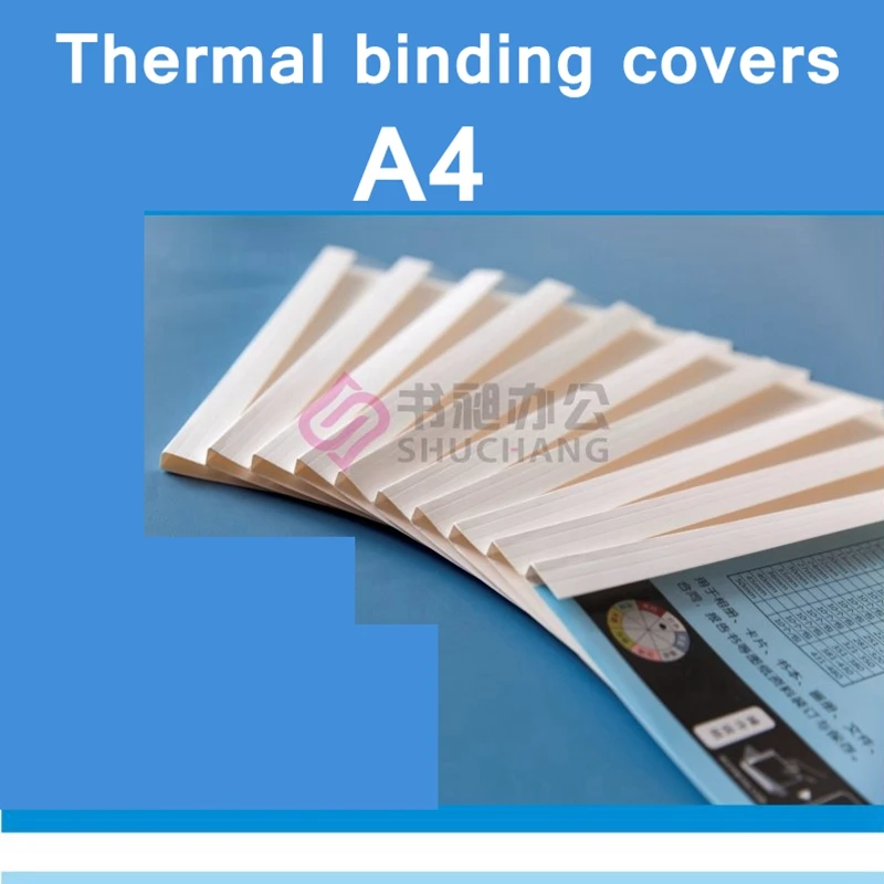 10PCS/LOT SC-50 thermal binding covers A4 Glue binding cover 50mm (430-480 pages) thermal binding machine cover