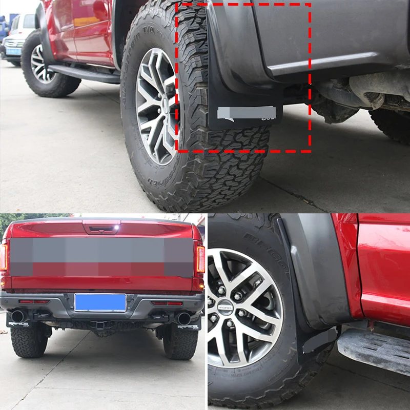 

Mud Flaps Molded Splash Guards Fender Flares Fit For Ford F150 2015-2018 4pcs car styling