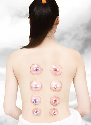 

6pcs Cupping Therapy Vacuum Magnet Medical Body Massage Acupressure Relaxation Relieve Pain Health Care Kit Tool