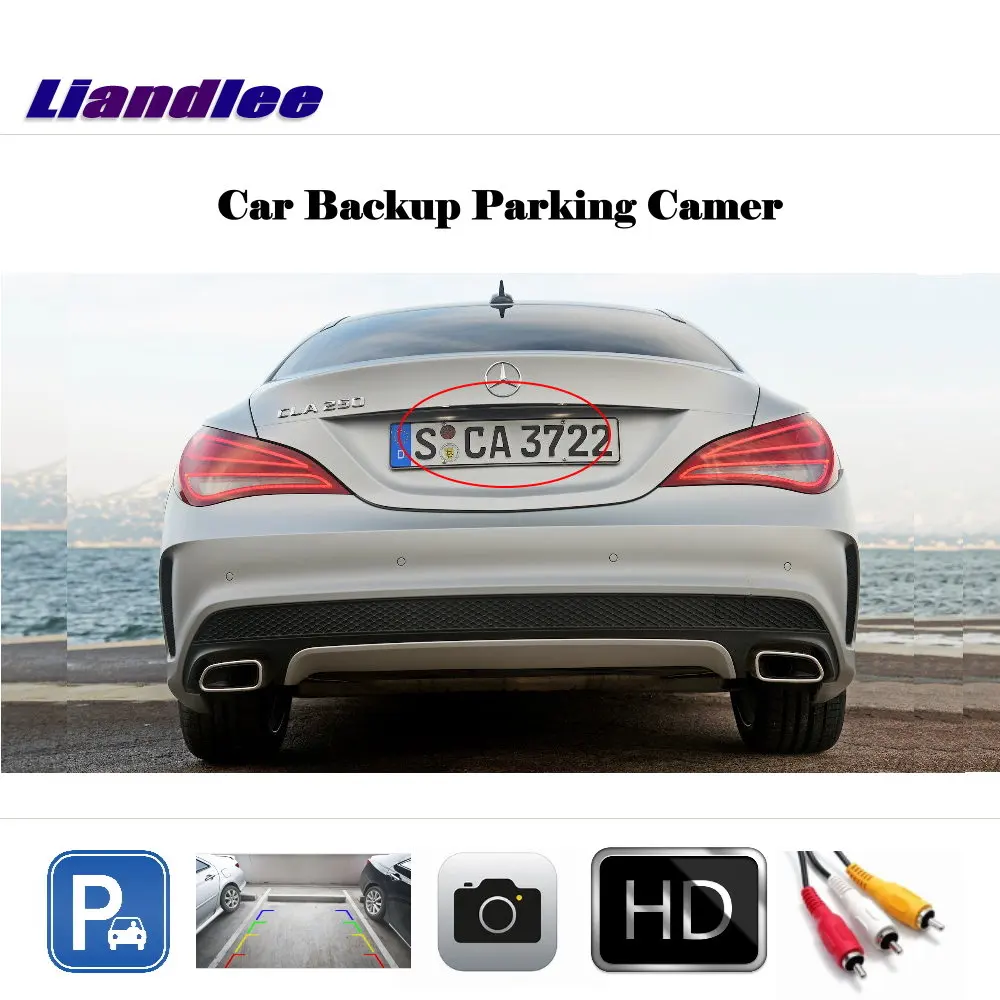 For Mercedes Benz GLK GLK200/GLK220/GLK250/GLK320 Car Rearview Reverse Camera Back Parking HD CCD SONY OEM CAM With Adapter