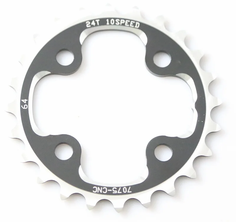 DRIVELINE 24T Mountain bike tooth disc 10 Speed / 64BCD crankset chainrings / dental plate / gear wheel