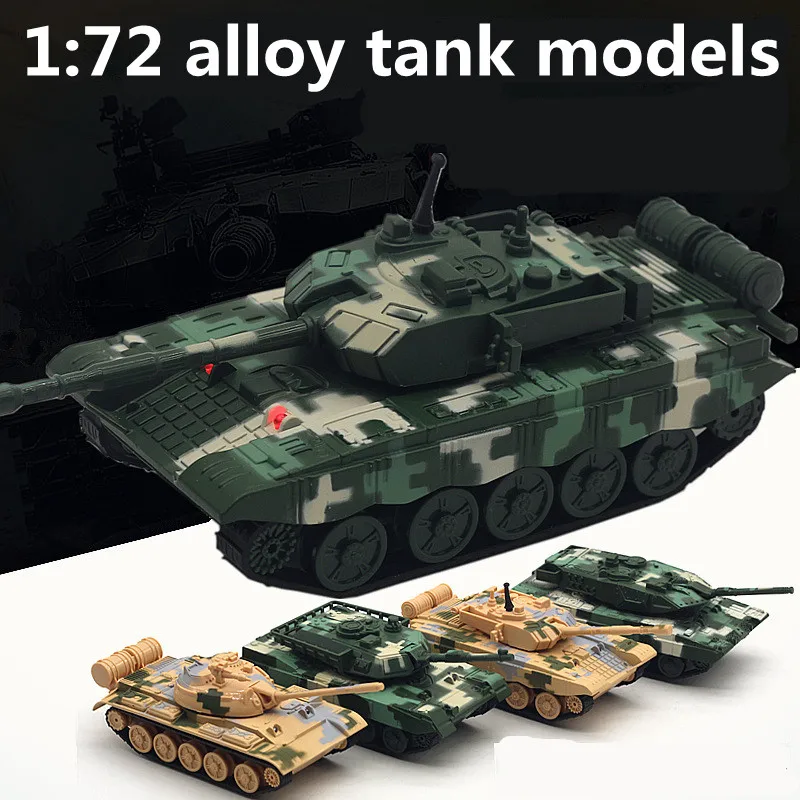 1:72 alloy tank models,high simulation Variety of  tanks,metal casting,toy tanks,pull back & musical & flashing,free shipping