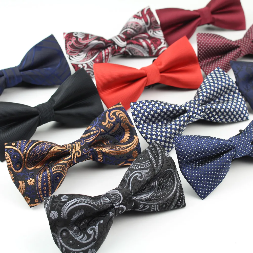Men's Polyester Bow Ties Classic Dot Tie Men Leisure Butterfly Business Shirts Bowknot  Bowtie Cravats Accessories