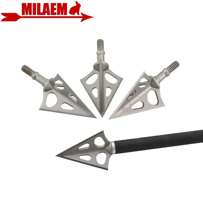 6/12pcs Archery Broadheads 3 Blades Hunting Arrowhead Target Arrow Points Tip For Bow And Arrow Shooting Hunting Accessories