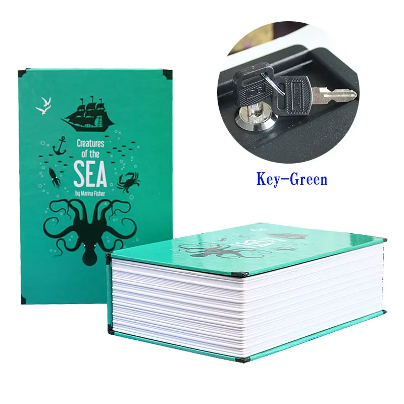 Ospon Book Safes Simulation Dictionary Secret Book Safe Creative Money Cash Jewelry Storage Collection Box Security Bank Size S