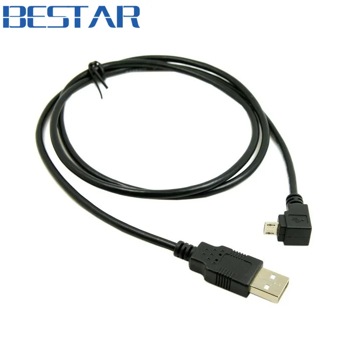 Up & Down Angled 90 Bằng USB Micro USB Male đến USB male nam Liệu Phí nối Cáp 20 cm 30 cm 100 cm 1 m cho Tablet