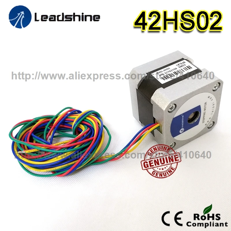 

Free Shipping GENUINE Leadshine stepper motor 42HS02 High Performance 2 Phase NEMA 17 with 31.2 OZ-IN Torque 0.22 N.m