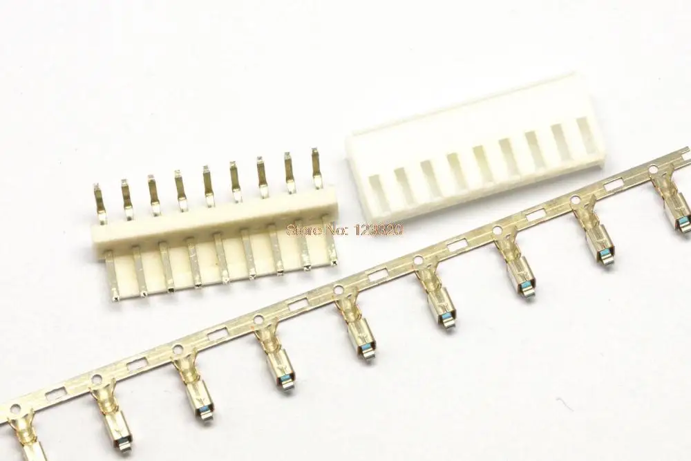 

50sets/lot VH Connector 9Pin,Pitch:3.96MM, Side Entry Type Locking Header + Terminal + Housing, VH3.96-9P