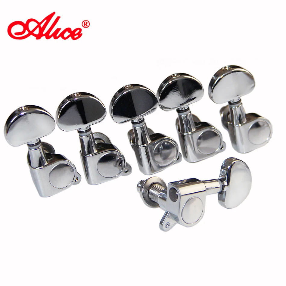 Alice Tuning Pegs Guitar Machine Heads single chrome plated locked Machine Head For Left Hand guitar