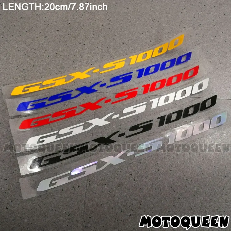 Casting Moto Roues Carénage Casque Côté Précieux Pad Décoration Logo Étiquette Autocollants Pour SUZUKI GSX-S1000 GSX S1000