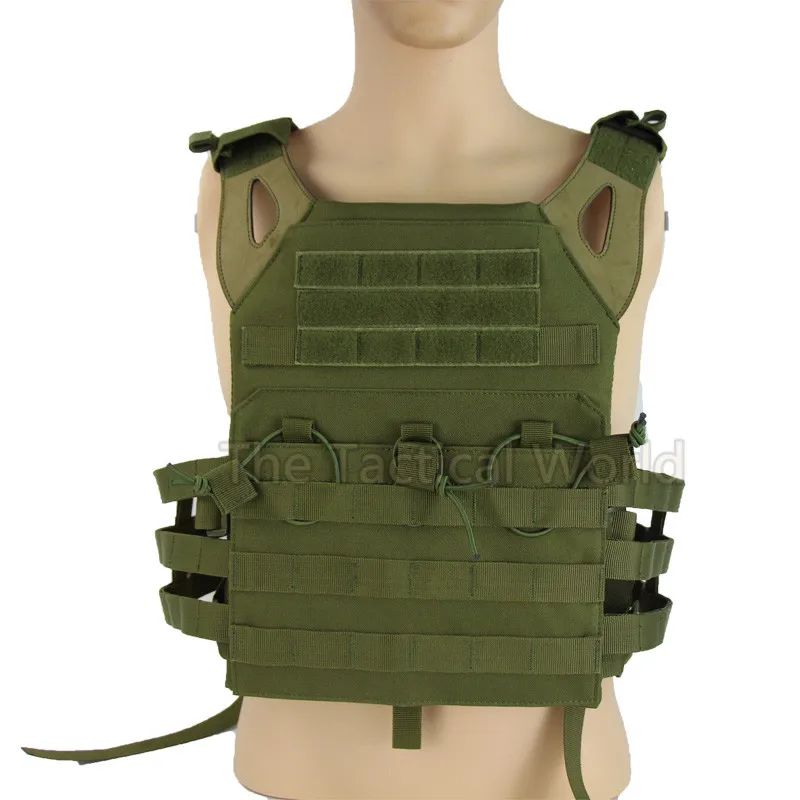 Army Airsoft Tactical Military Molle Combat Assault Plate Carrier Vest Hunting Body Armor JPC Plate Carrier Vest Black Tan Green