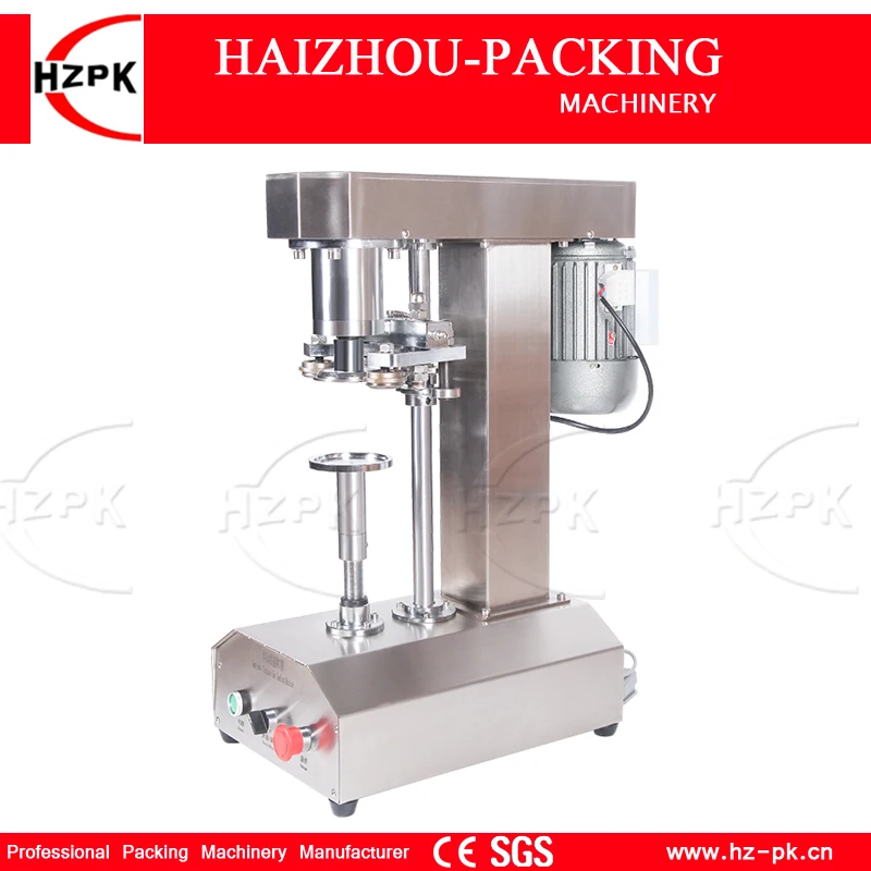 HZPK macchina semiautomatica per sigillare lattine di latta tappatrice ad anello tappatrice tappo in alluminio Pop-top cucitrice chiusura facile della bottiglia