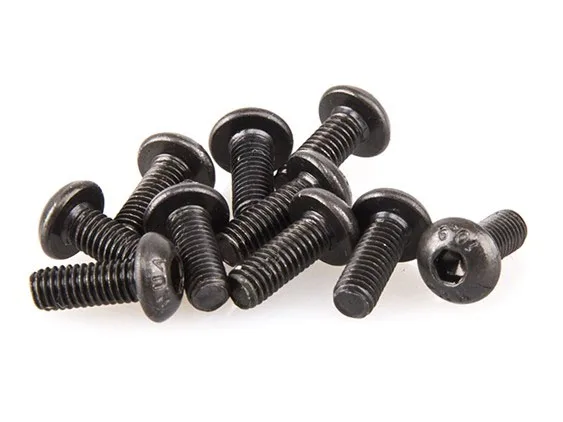 BRT M3 8mm 10mm 12mm 14mm Screw Steel Class 10.9 20pcs/bag M3x8mm M3x10mm M3x12mm M3x14mm Screws