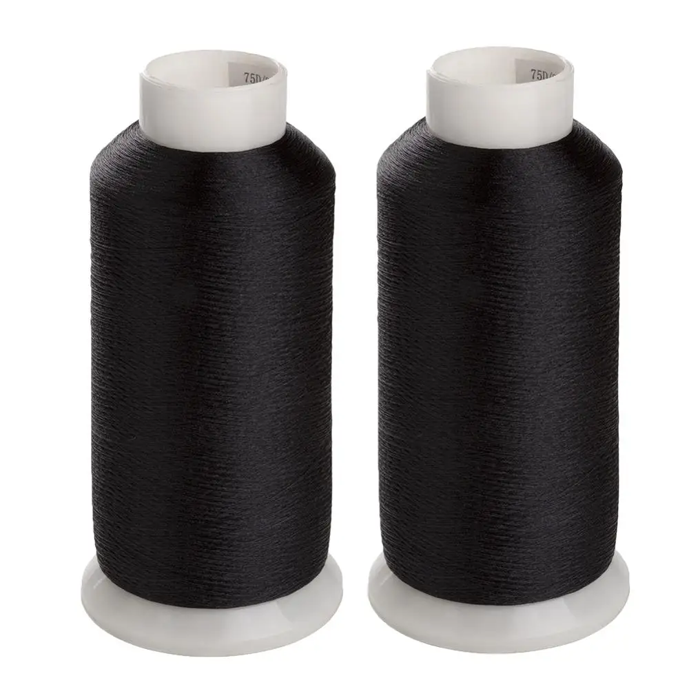 60WT bobbin fill thread with 10000m embroidery bottom thread white color black color bobbin thread for sewing/embroidery machine