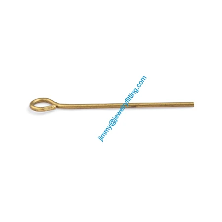 Jewelry Making findings Eye Pins  Brass Pins ;Scarf Pins findings 0.7*24mm