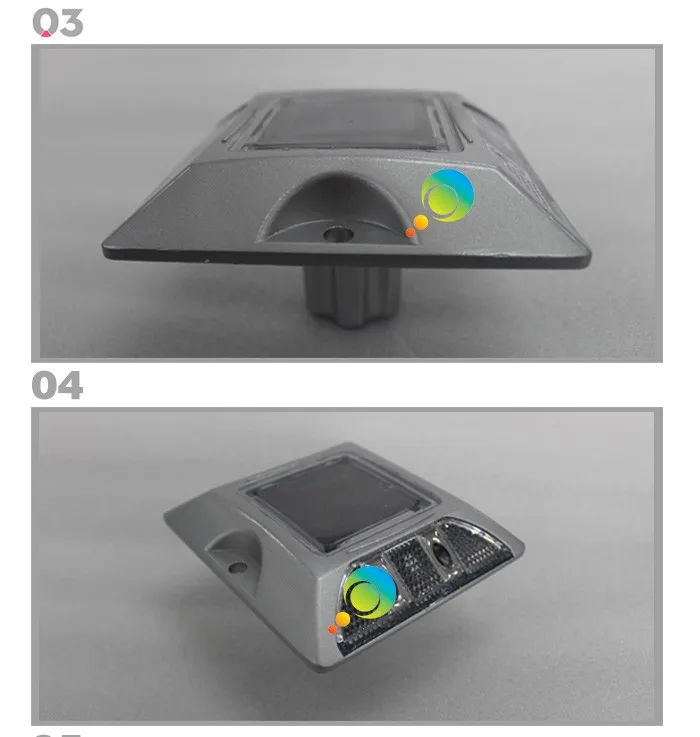 Epistar – réflecteur LED à énergie solaire, nouveau modèle, haute étanchéité, blanc, œil de chat, goujon de route