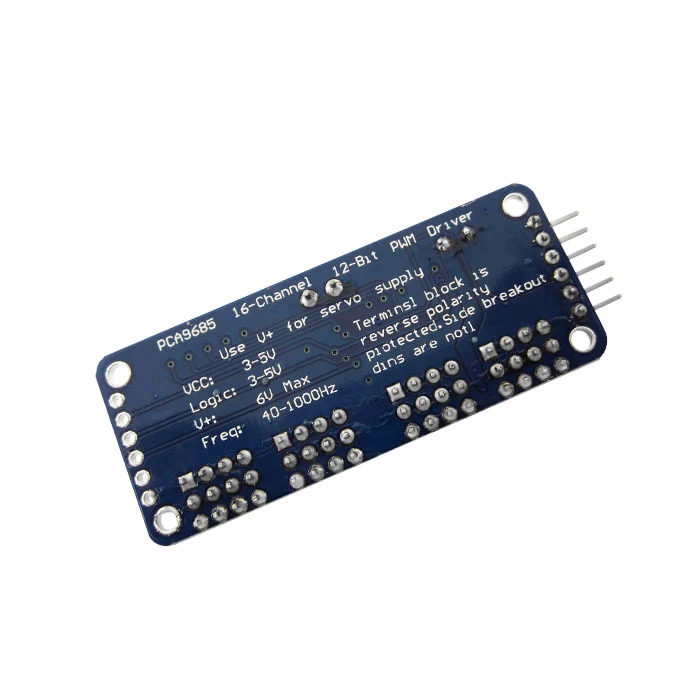 10pcs 16 Channel 12-bit PWM/Servo Driver-I2C interface PCA9685 module Raspberry pi shield module servo shield shield