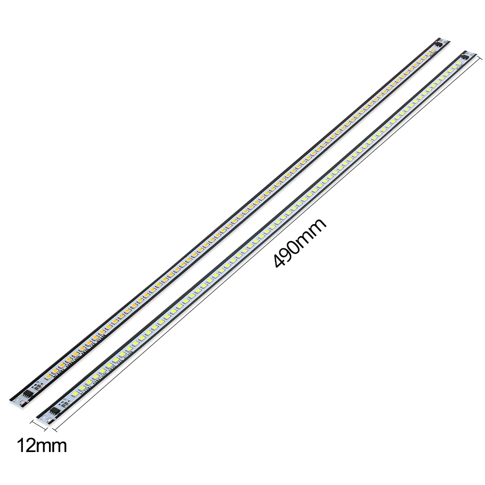 AC 220V LED Bar Light 49cm wysokiej jasności 2835 72 leds/pc LED twardy pasek biały ciepły biały 10 sztuk/partia