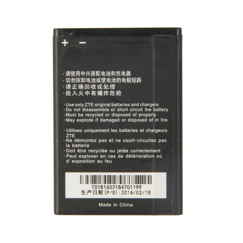 Original Li3814T43P3h634445  Phone battery For ZTE Blade L110 A112 V815W 1400mAh