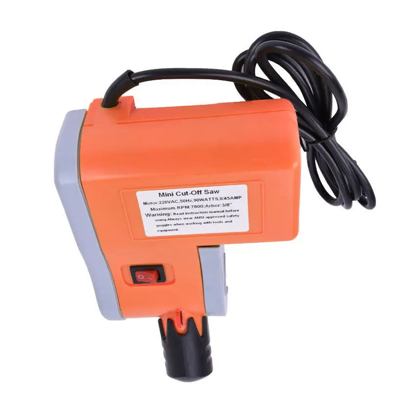 Mini Electric Saw Cutting Machine high speed Bench Cut-off Saw Steel Blade For cutting Metal Wood Plastic Adjustable