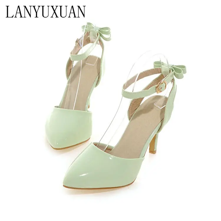 2017 Sapato Feminino Shoes Plus Big Size 34-45 Ladies Shoes Woman Women High Heels Chaussure Femme Pumps Tacon Valentine 05-5