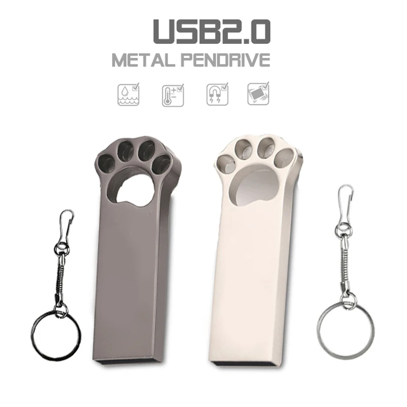 flash Drive cat claw USB Flash Drive 4GB 8GB 16GB 32GB 64GB memory stick pendrive mini gifts for girl Hot Sale