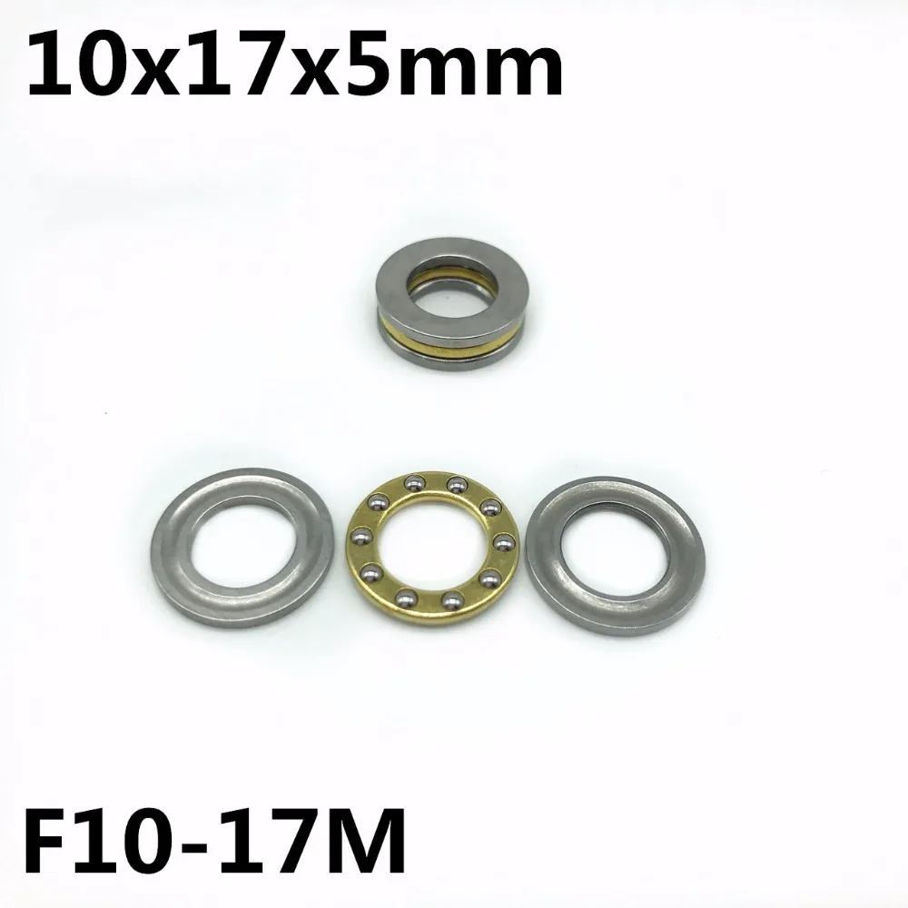 

500Pcs F10-17M 10x17x5 mm Axial Ball Thrust Bearing plane thrust ball bearing High quality