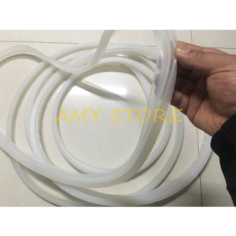 1Pc DN150 DN200 DN250 DN300 DN350 DN400 DN430 450 500 600 700 800 Sanitary Silicone Sealing RingGasket Washer for barrel Jar Can