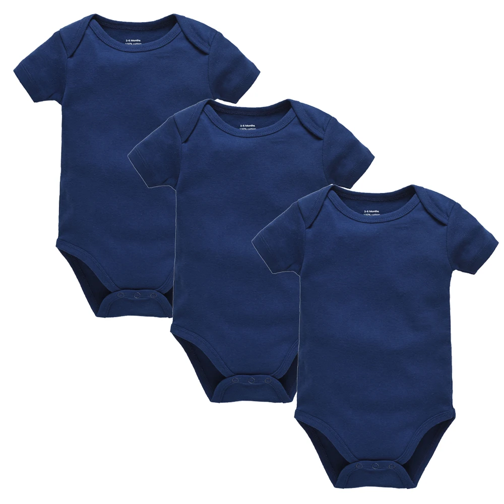 Premium Cotton Baby Bodysuits Multipack 3