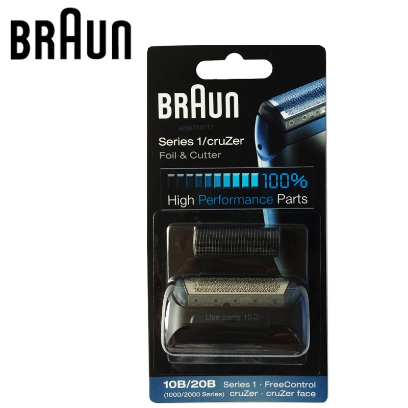 Braun 10B/20B Blade  Electric Shaver Replacement Foil & Cutter Head (1000/2000 Series) 1 Series MG5010 5030 5090 CruZer Series